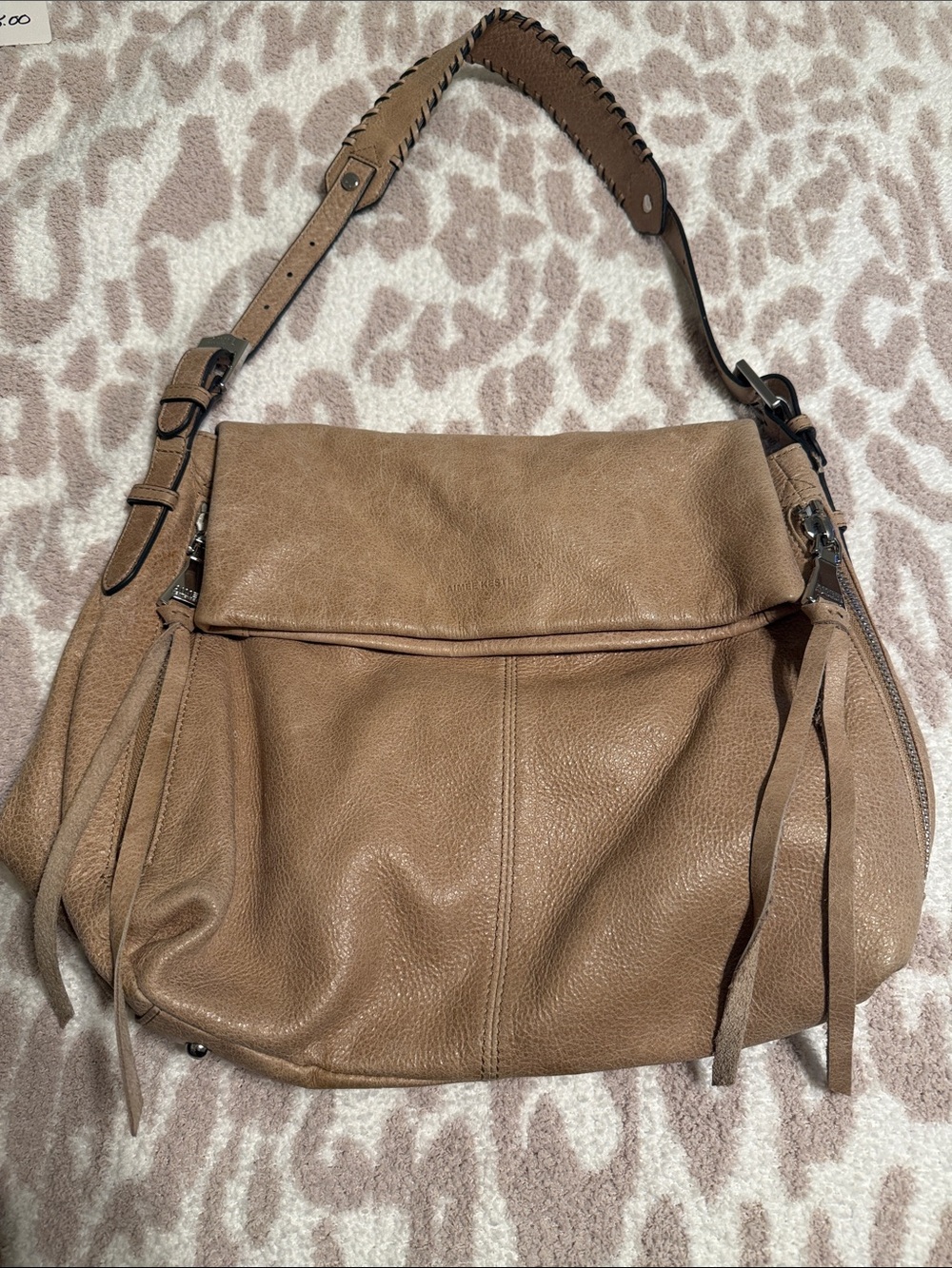Aimee Kestenberg Leather Hobo Bag - Tan